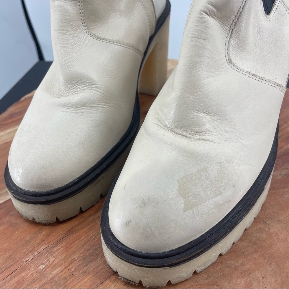 Free People James Chelsea Boot-Bone with Gum sole 38.5 - Picture 4 of 11